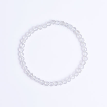 Natural Angolan Quartz Beads Bracelet,Healing Energy Bracelet,Handcrafted Gift