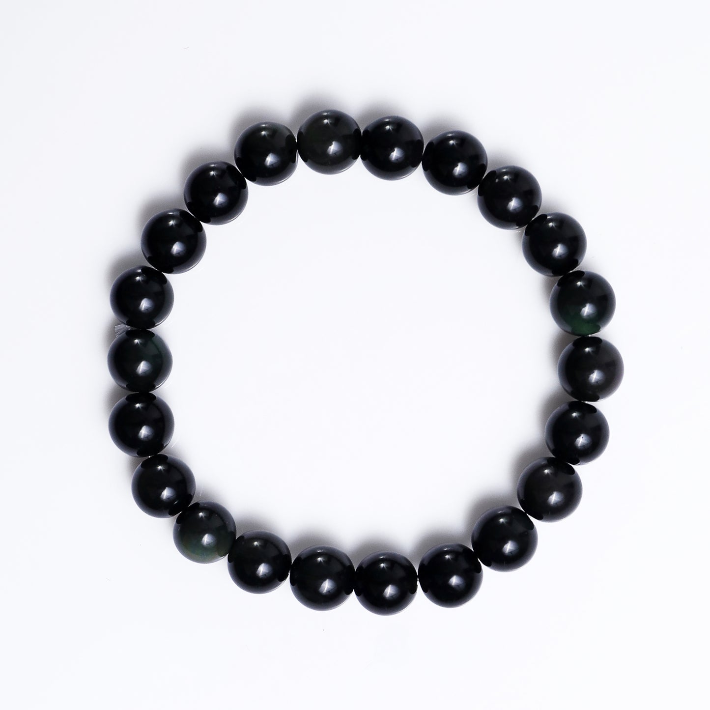 Natural Black Onyx Beads Bracelet,Healing Energy Bracelet,Handcrafted Gift