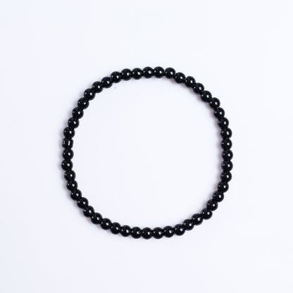 Natural Black Onyx Beads Bracelet,Healing Energy Bracelet,Handcrafted Gift