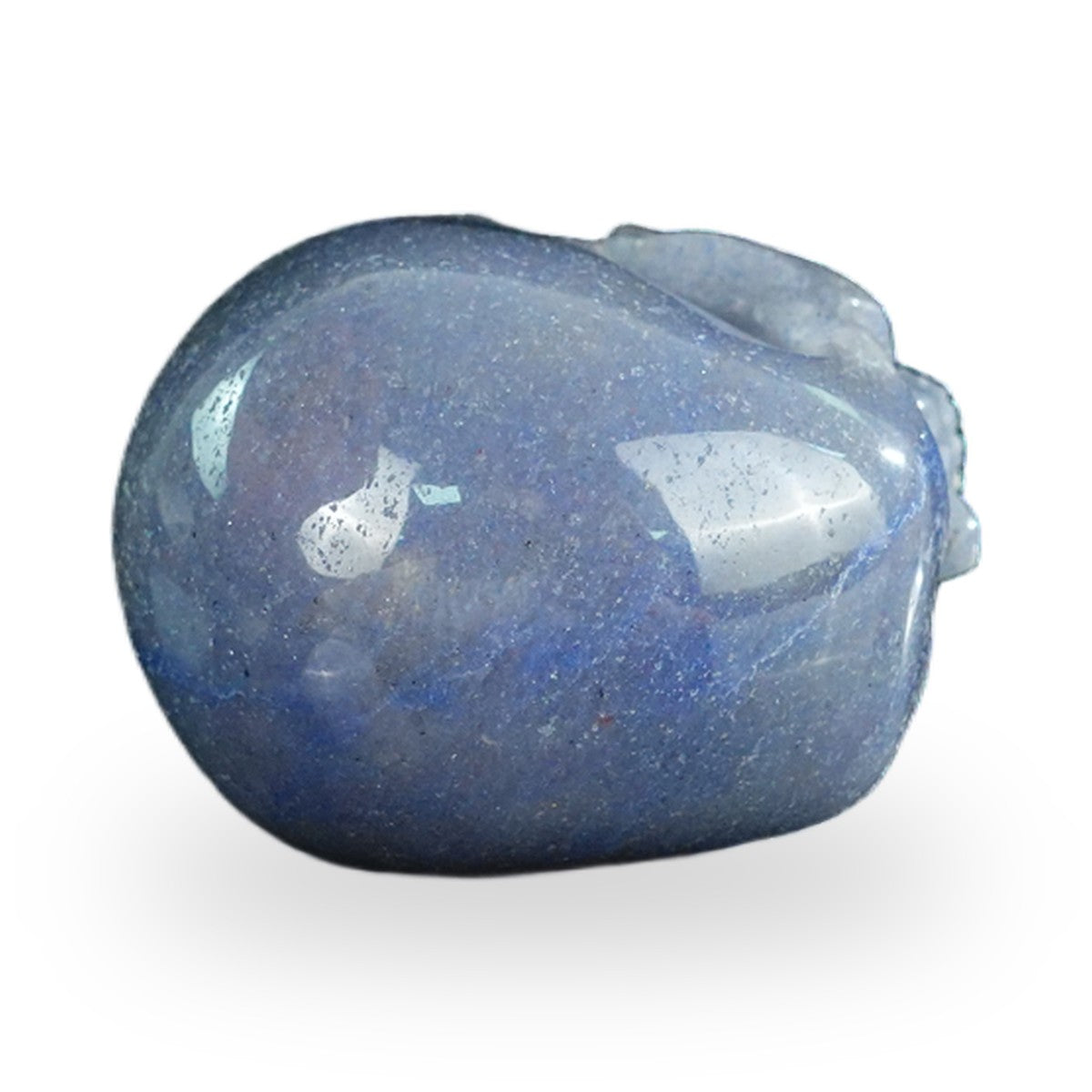 Blue Aventurine crystal skull 2.2" SKH20BA01 view 8