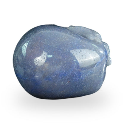 Blue Aventurine crystal skull 2.2" SKH20BA01 view 8