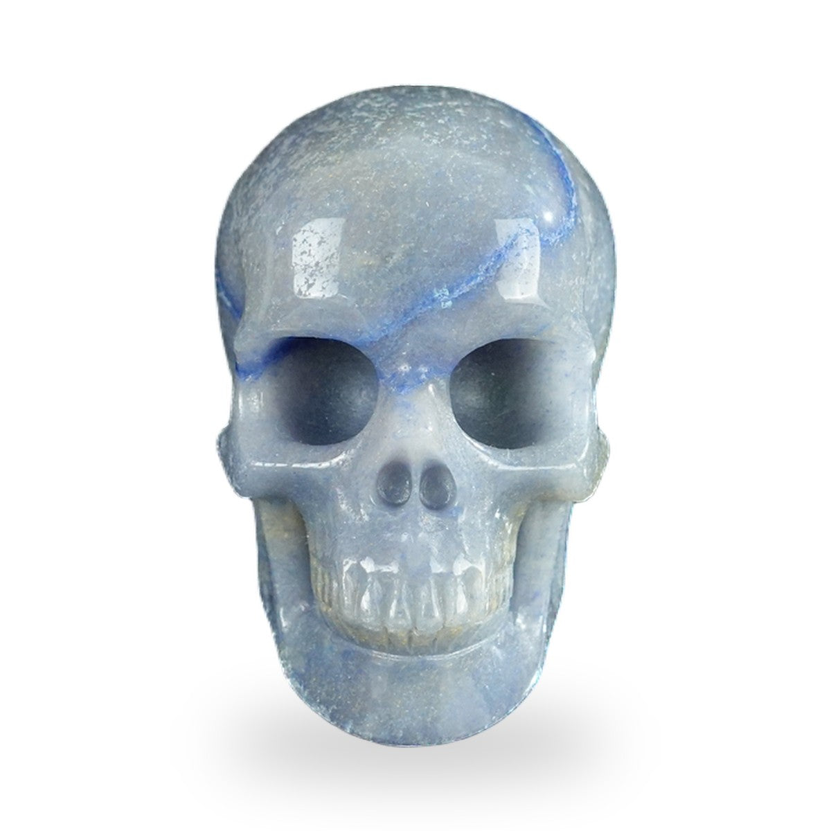 Blue Aventurine crystal skull 2.2" SKH20BA02 photo 1