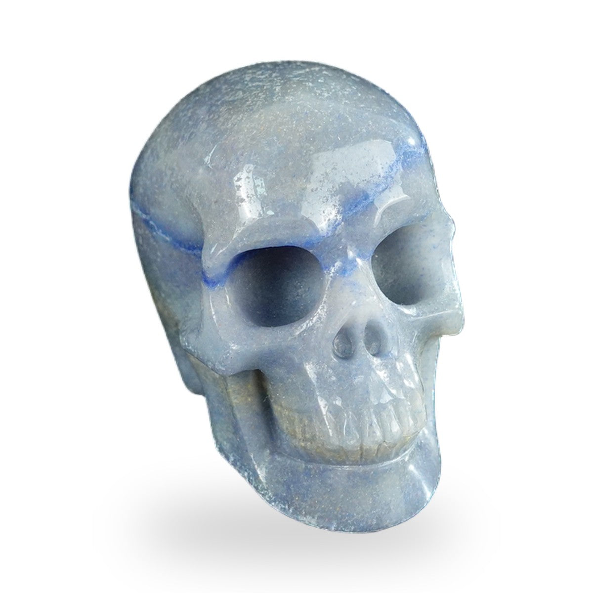 Blue Aventurine crystal skull 2.2" SKH20BA02 photo 3