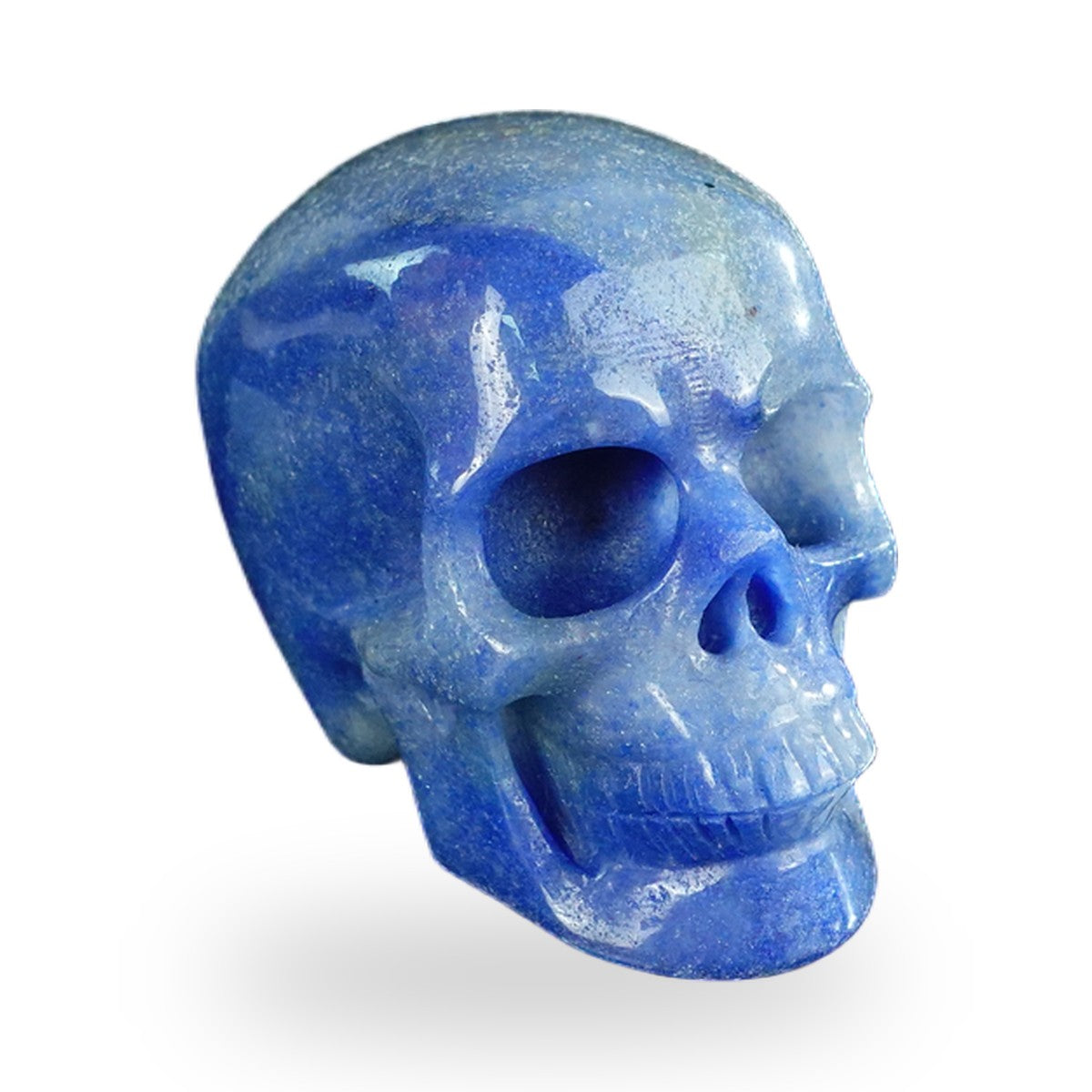 Blue Aventurine crystal skull 2.2" SKH20BA10 photo 2