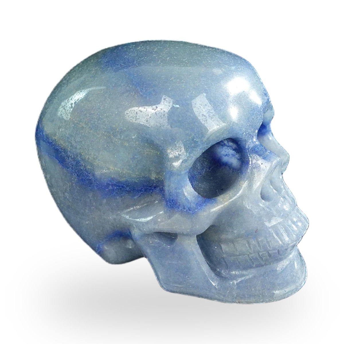 Blue Aventurine crystal skull 2.2" SKH20BA12 photo 3
