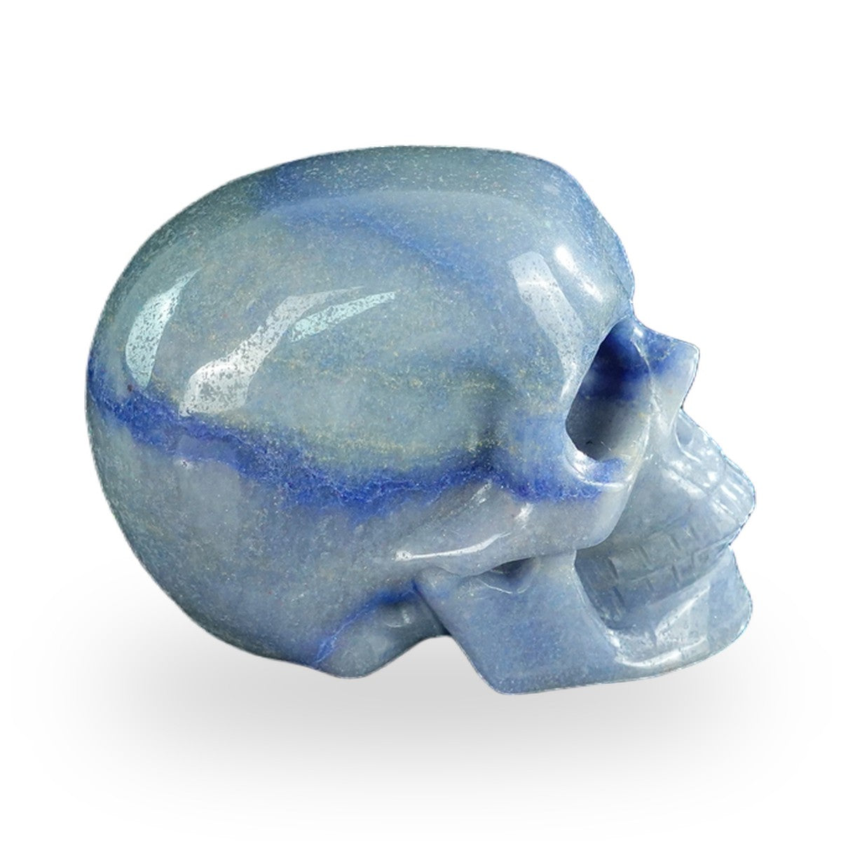 Blue Aventurine crystal skull 2.2" SKH20BA12 photo 4