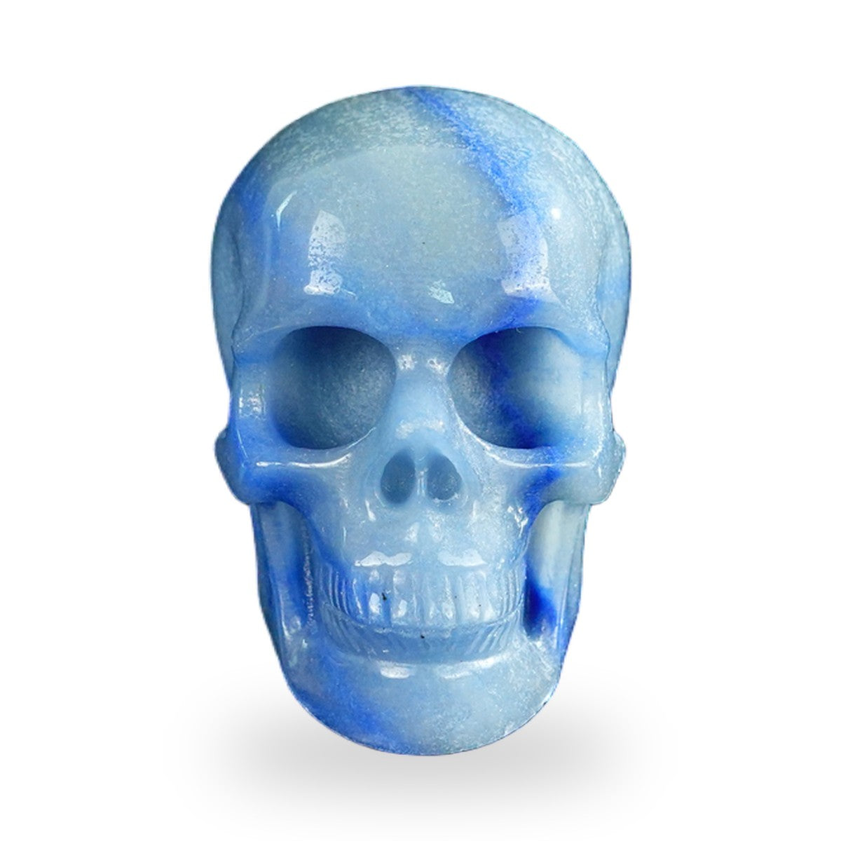 Blue Aventurine crystal skull 2.2" SKH20BA13 photo 1