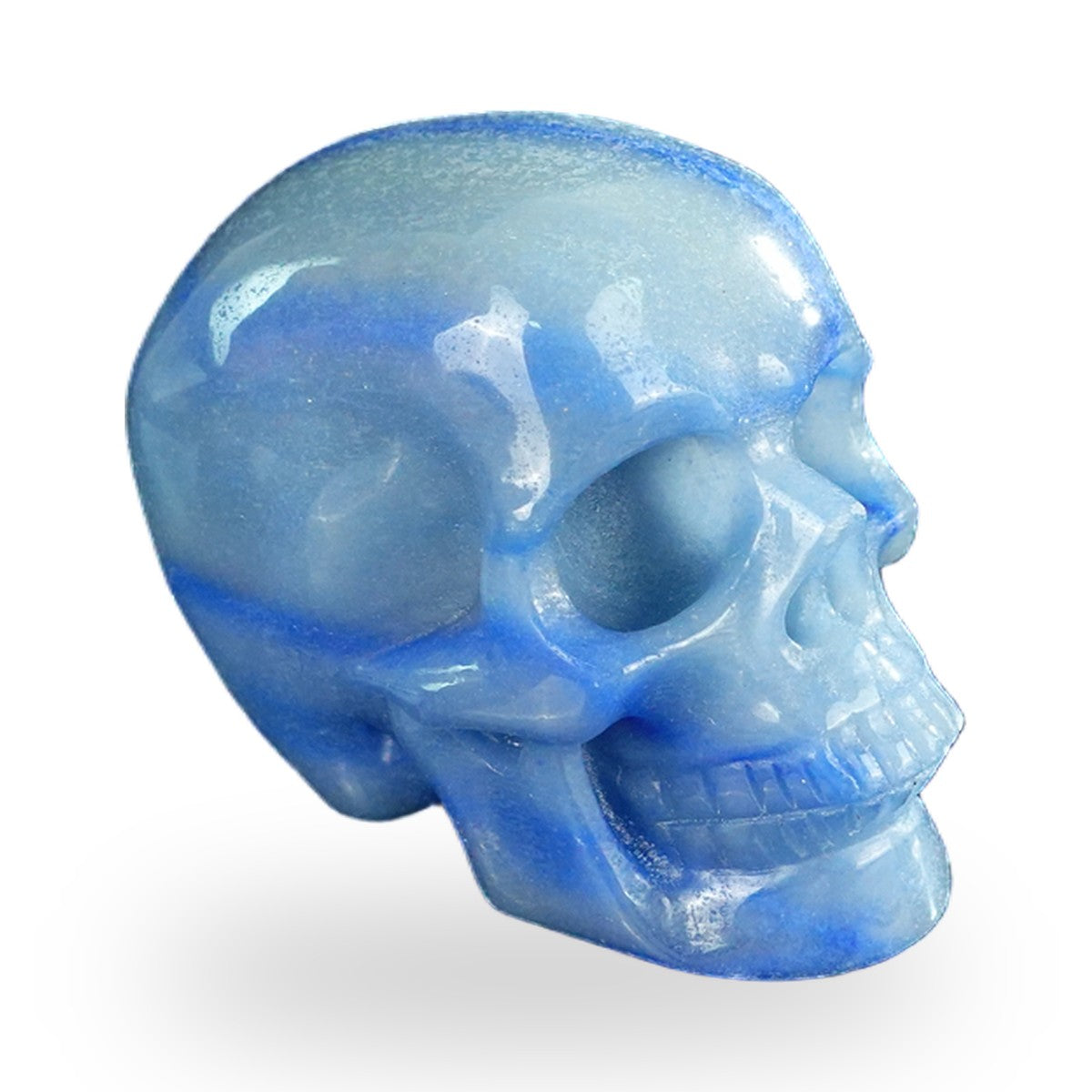 Blue Aventurine crystal skull 2.2" SKH20BA13 photo 3