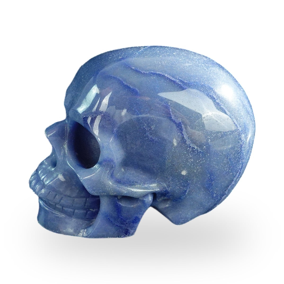 Blue Aventurine crystal skull 3" SKH30BA02 photo 7