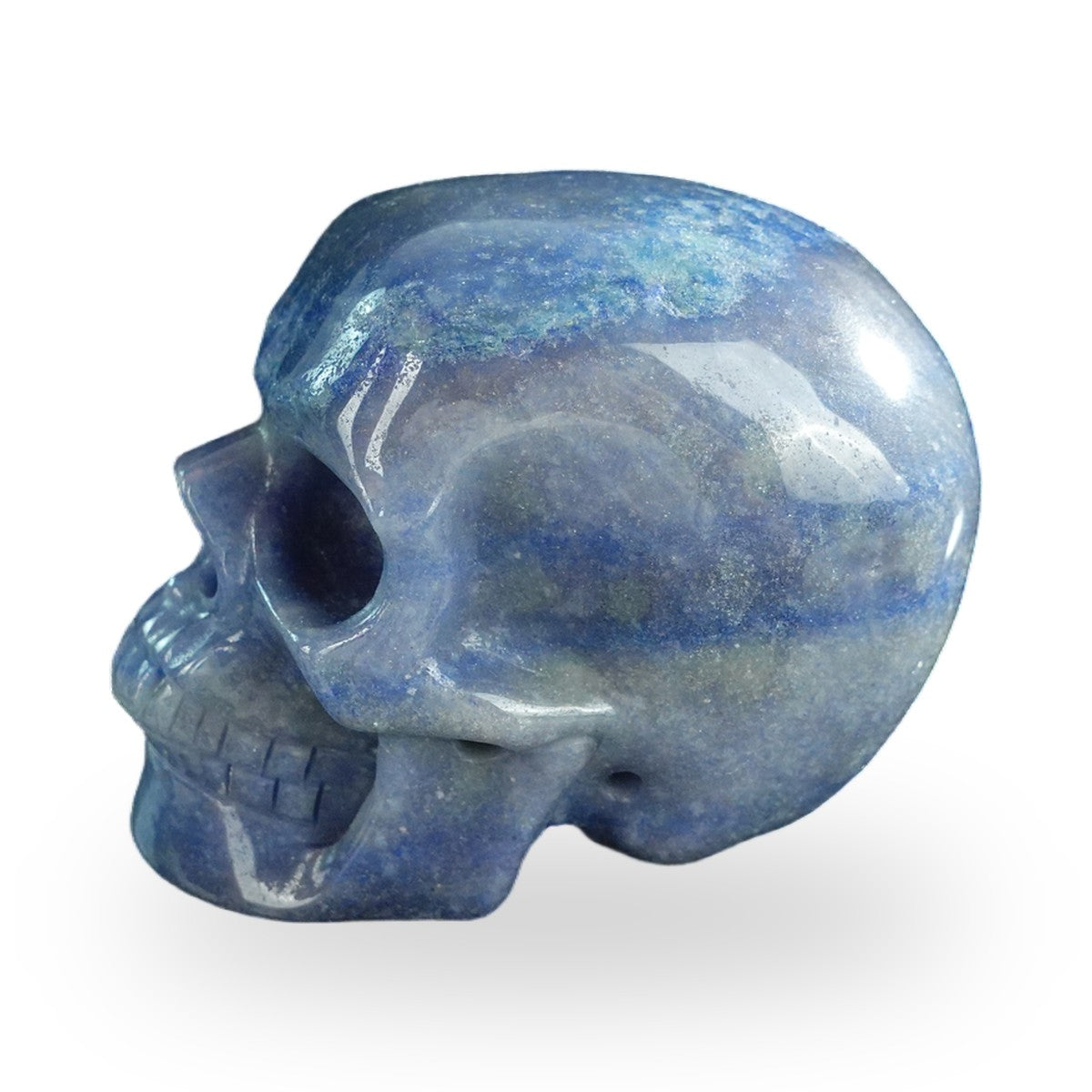 Blue Aventurine crystal skull 3" SKH30BA08 photo 6