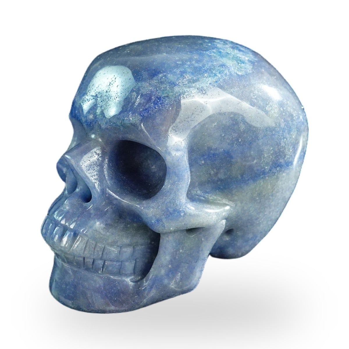 Blue Aventurine crystal skull 3" SKH30BA08 photo 7