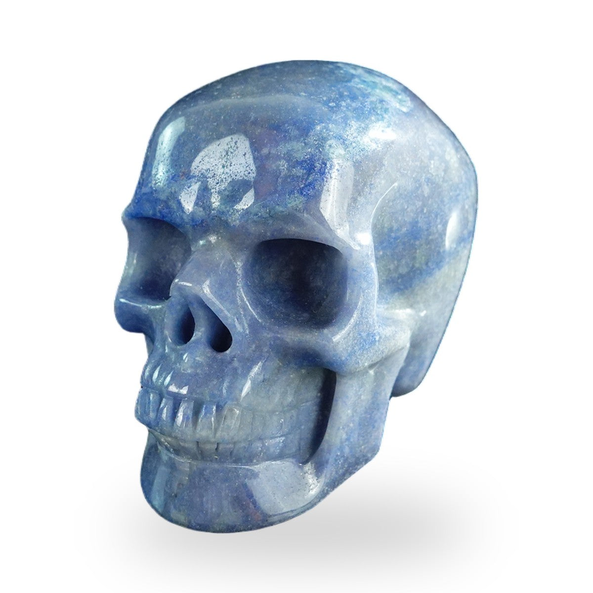 Blue Aventurine crystal skull 3" SKH30BA08 photo 8