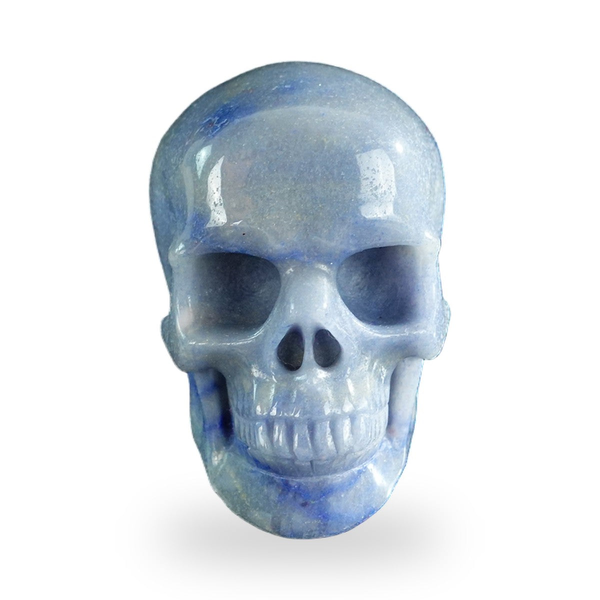 Blue Aventurine crystal skull 3" SKH30BA09 photo 1