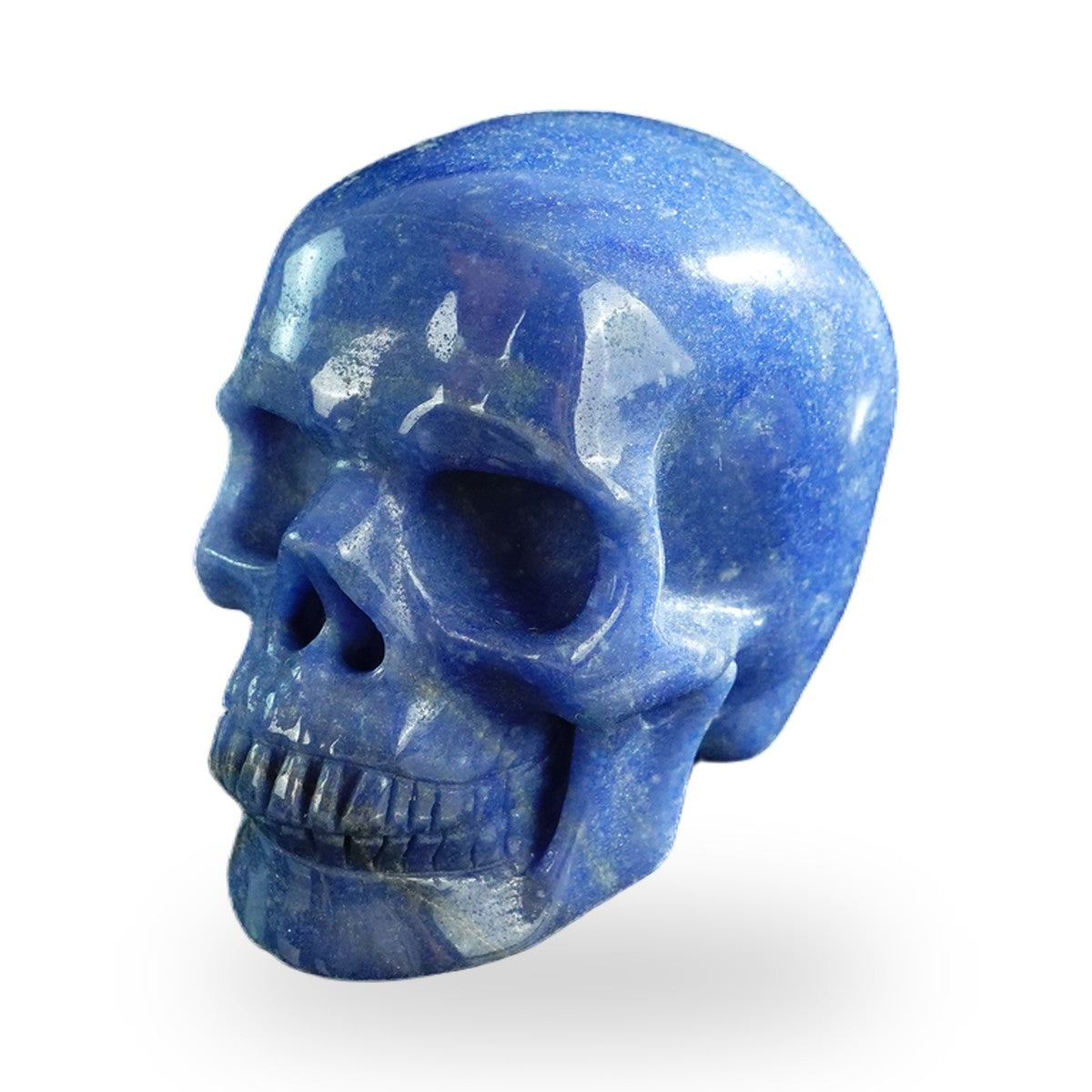 Blue Aventurine crystal skull 3" SKH30BA11 photo 8