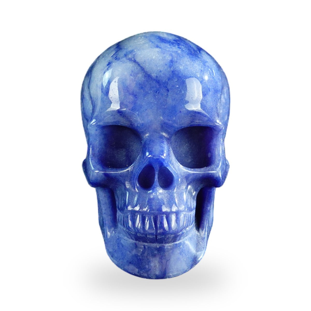 Blue Aventurine crystal skull 3" SKH30BA12 photo 1
