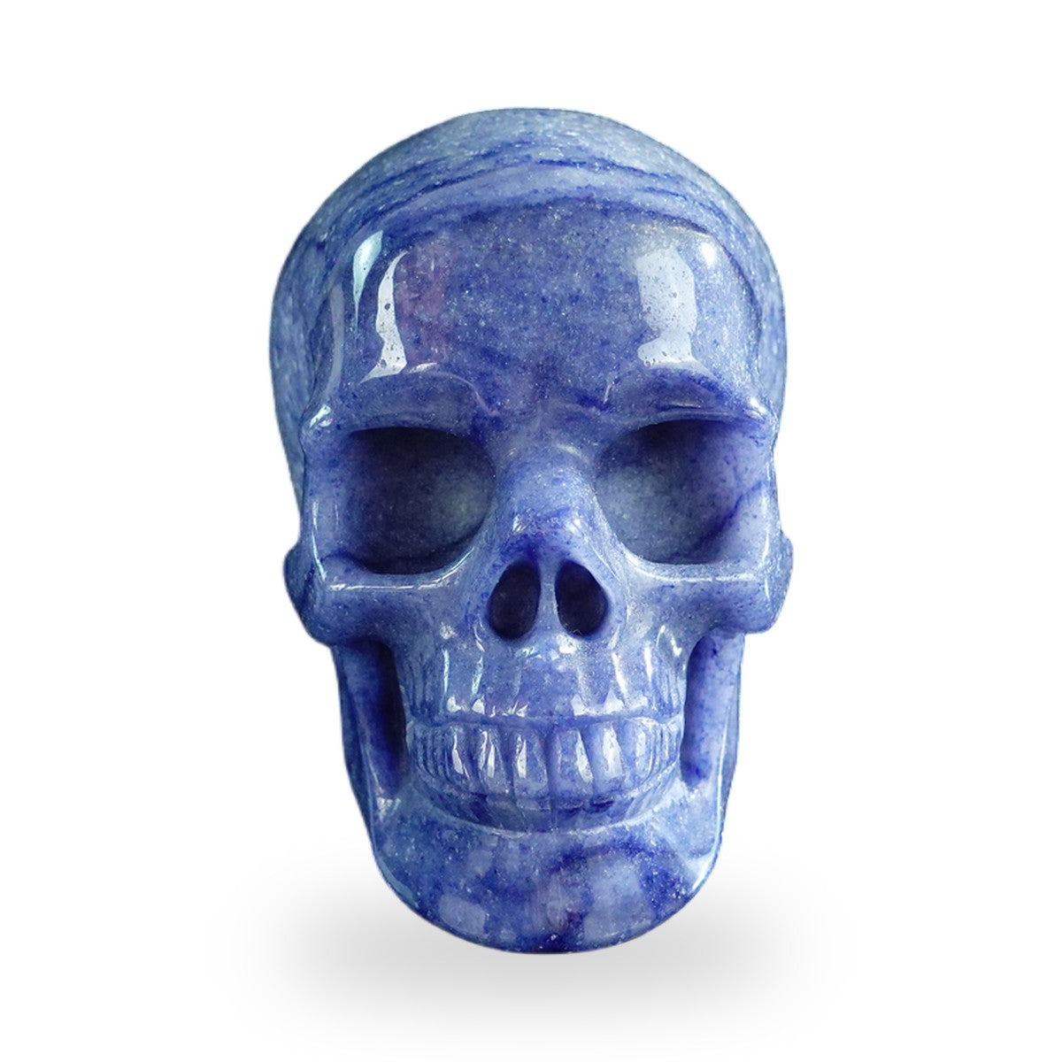 Blue Aventurine crystal skull 3" SKH30BA13 photo 1