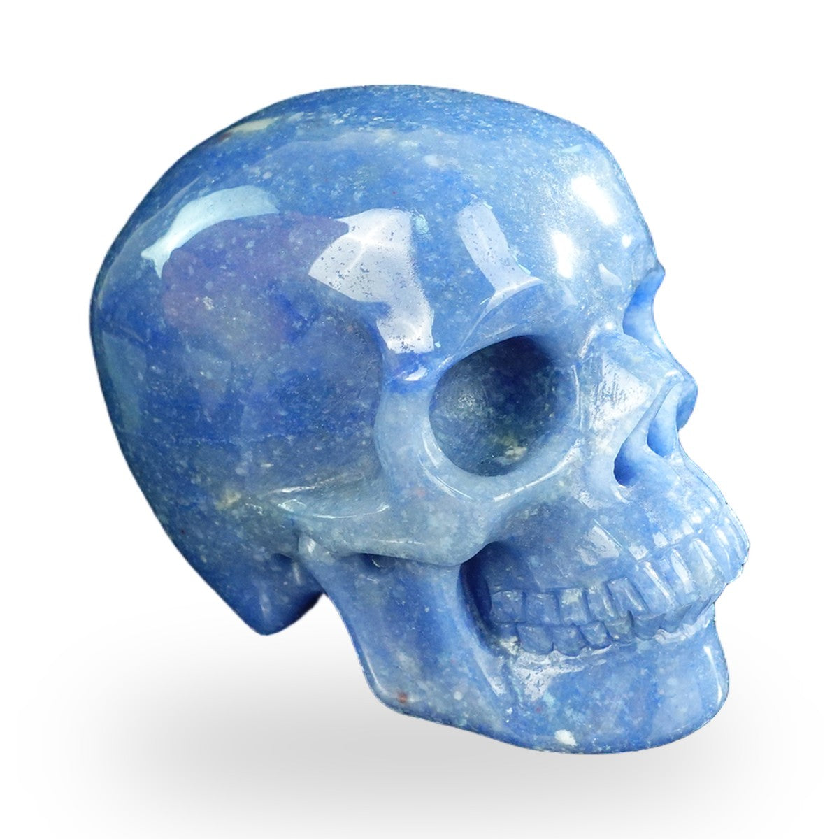 Blue Aventurine crystal skull 4.5" SKH45BA02 photo 3