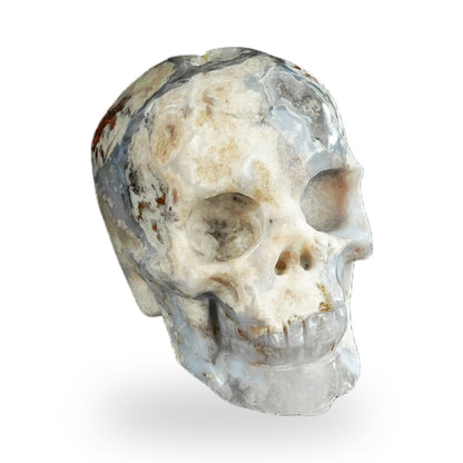 Blue Flower Agate crystal skull 2.2" SKH20BF02 photo 2