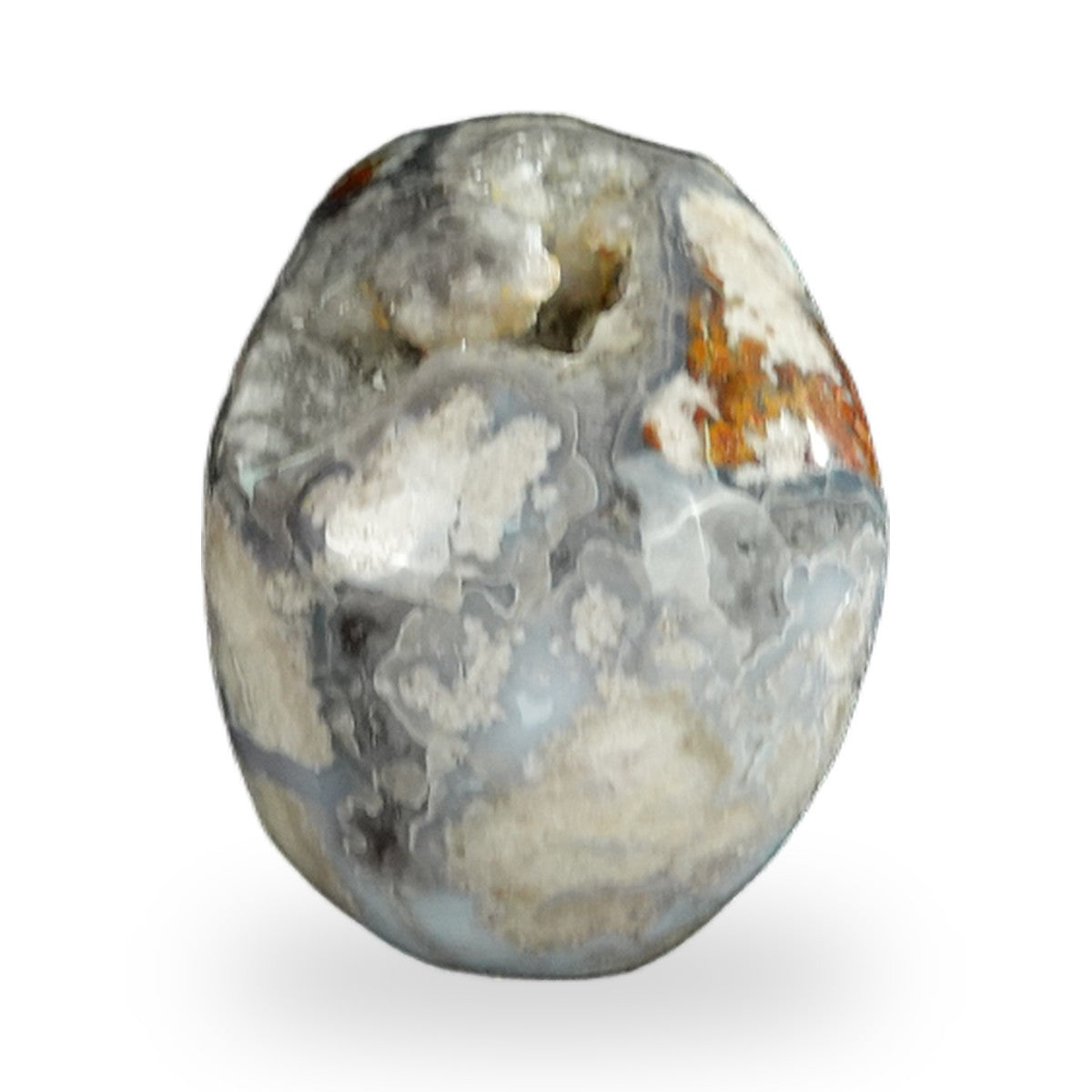 Blue Flower Agate crystal skull 2.2" SKH20BF02 photo 6
