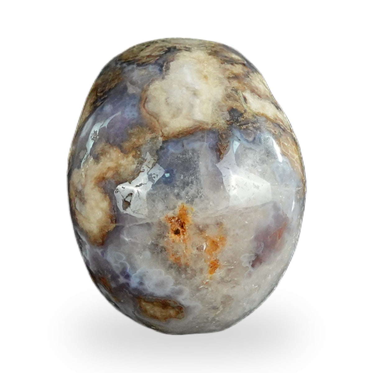 Blue Flower Agate crystal skull 2.2" SKH20BF05 photo 5