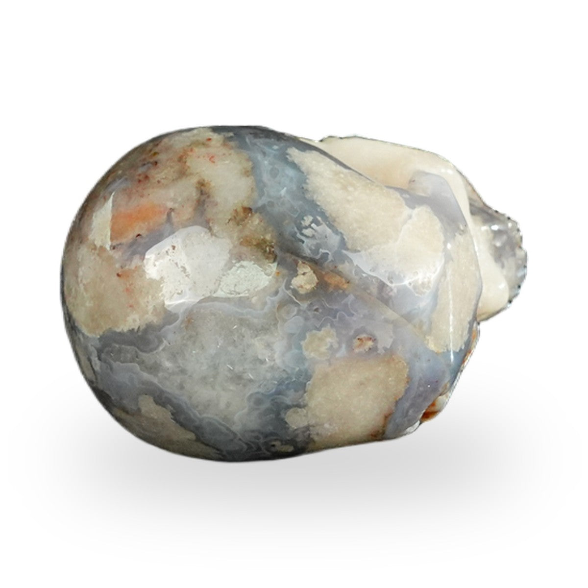 Blue Flower Agate crystal skull 2.2" SKH20BF07 photo 2