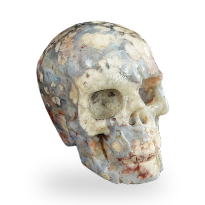 Blue Flower Agate crystal skull 2.2" SKH20BF09 photo 4