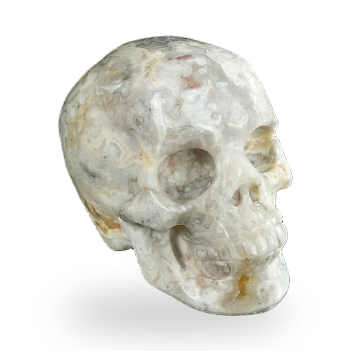 Blue Flower Agate crystal skull 2.2" SKH20BF12 photo 3