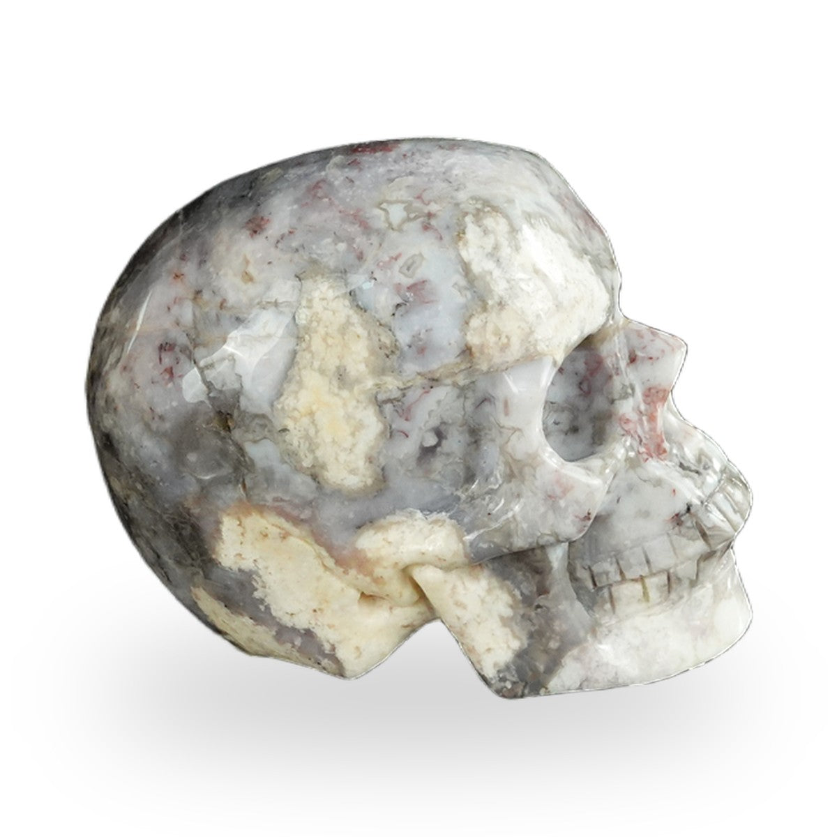 Blue Flower Agate crystal skull 2.2" SKH20BF14 photo 5
