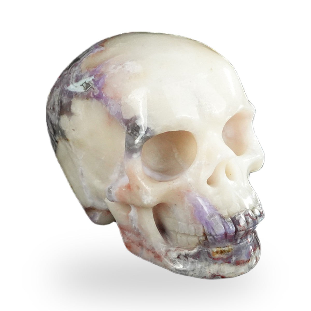 Blue Flower Agate crystal skull 2.2" SKH20BF17 photo 3