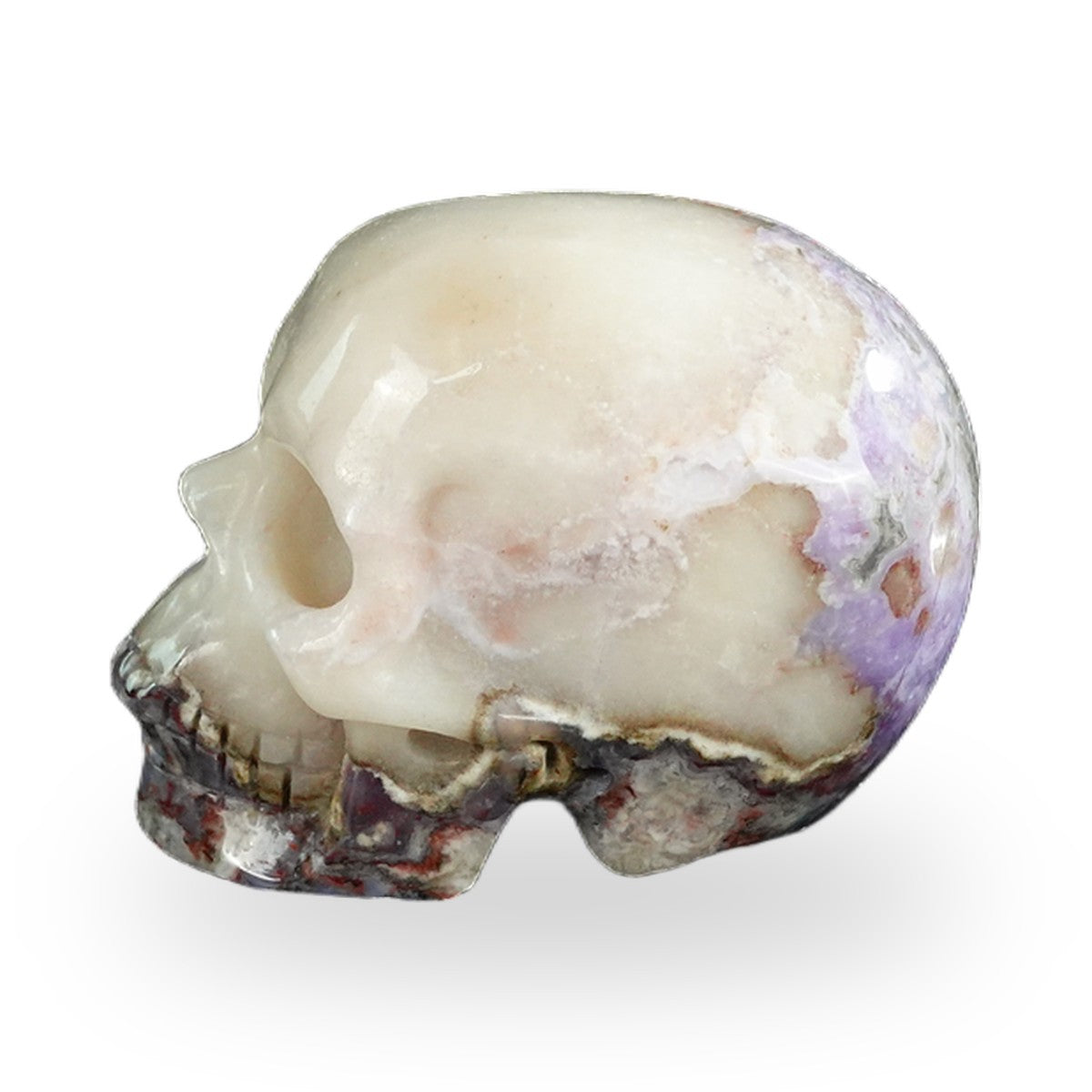 Blue Flower Agate crystal skull 2.2" SKH20BF17 photo 6