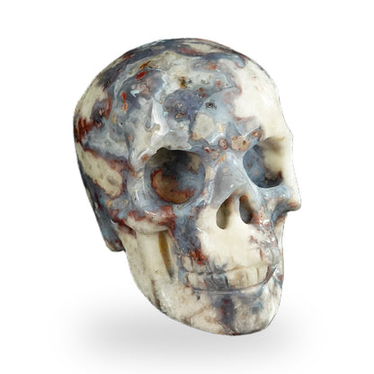 Blue Flower Agate crystal skull 2.2" SKH20BF20 photo 2
