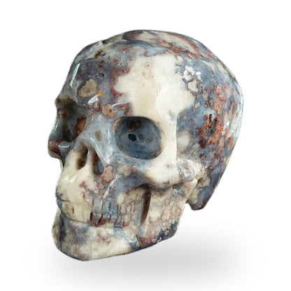 Blue Flower Agate crystal skull 2.2" SKH20BF20 photo 8