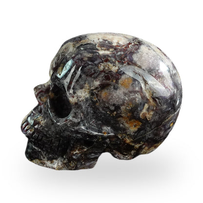 Blue Flower Agate crystal skull 3" SKH30BF02 photo 6