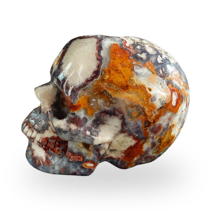 Blue Flower Agate crystal skull 3" SKH30BF06 photo 6