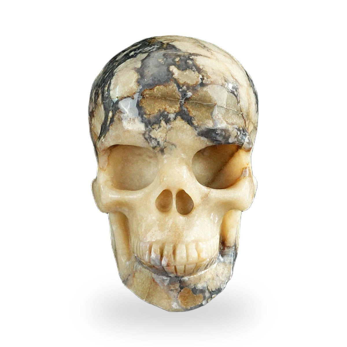 Blue Flower Agate crystal skull 3" SKH30BF11 photo 1