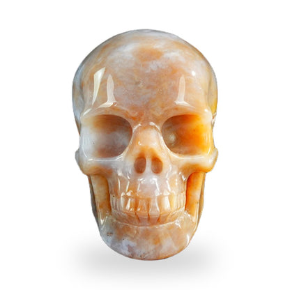 Chalcedony Jasper crystal skull 3" SKH30CJ01 hand carved gemstone