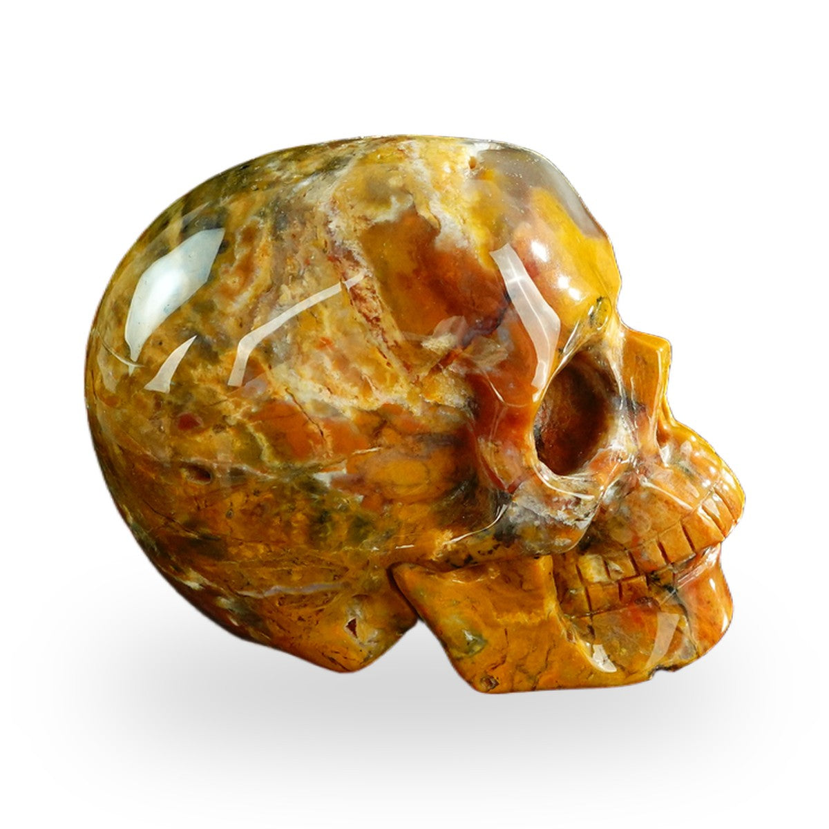 Chalcedony Jasper crystal skull 3" SKH30CJ02 photo 5