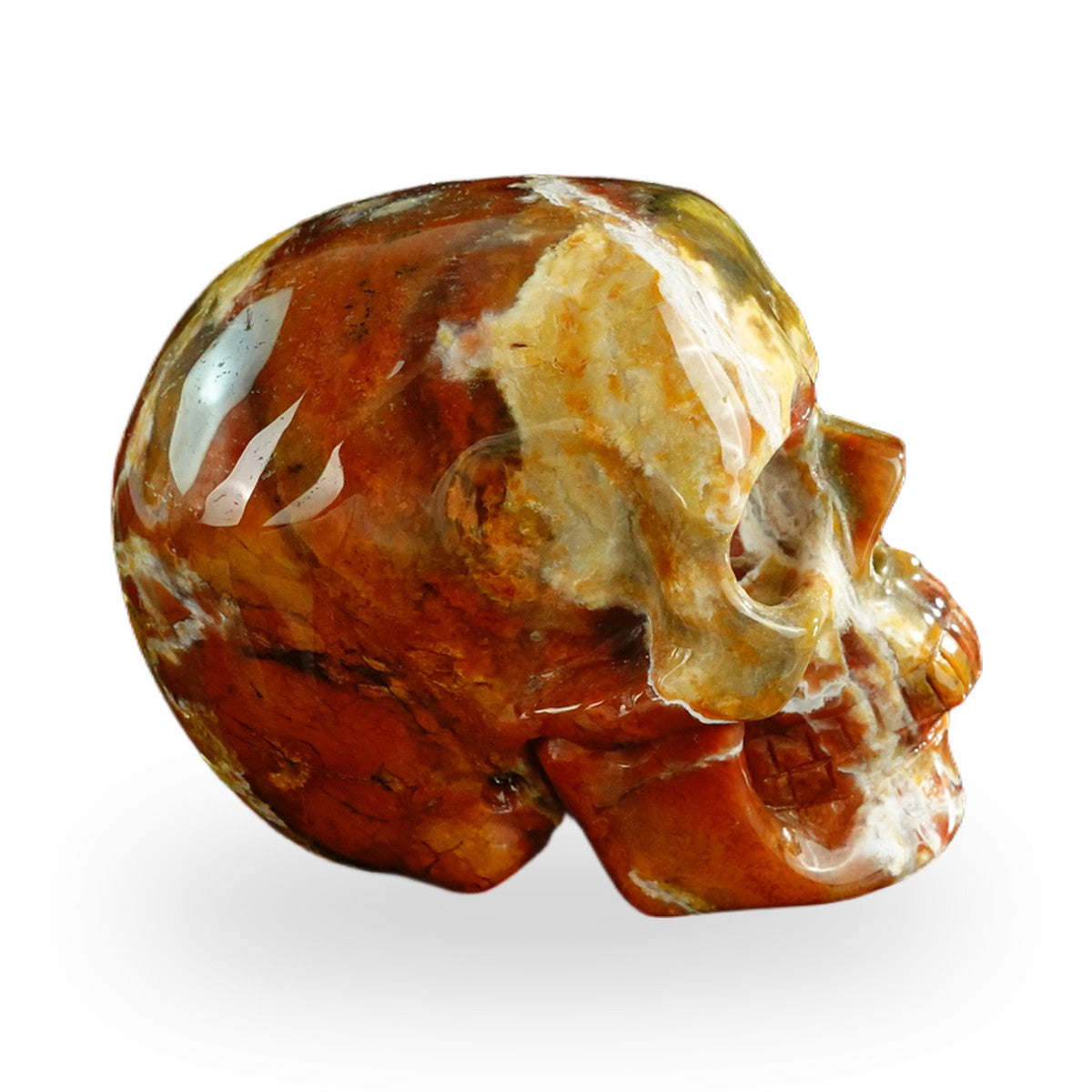 Chalcedony Jasper crystal skull 3" SKH30CJ03 photo 5
