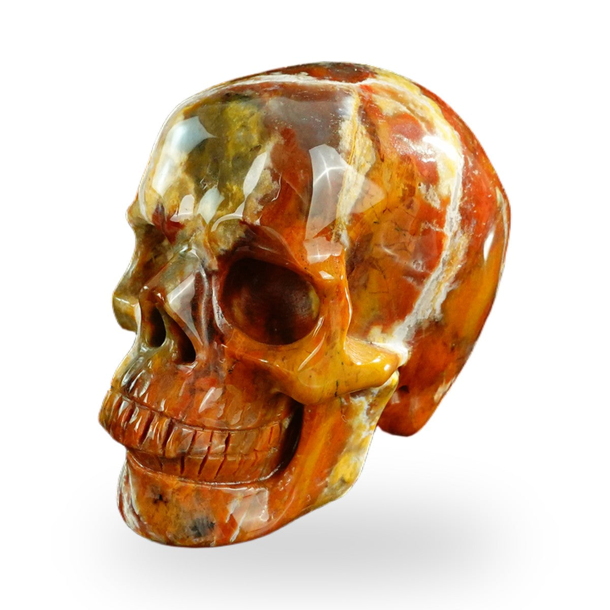 Chalcedony Jasper crystal skull 3" SKH30CJ03 photo 8