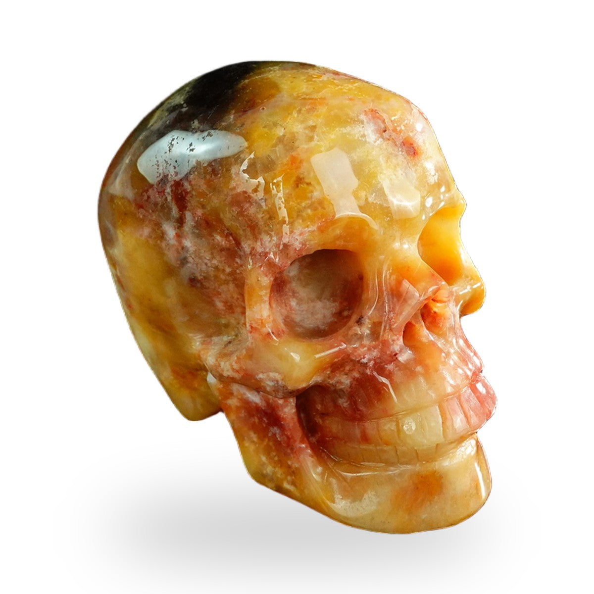 Chalcedony Jasper crystal skull 3" SKH30CJ04 photo 2
