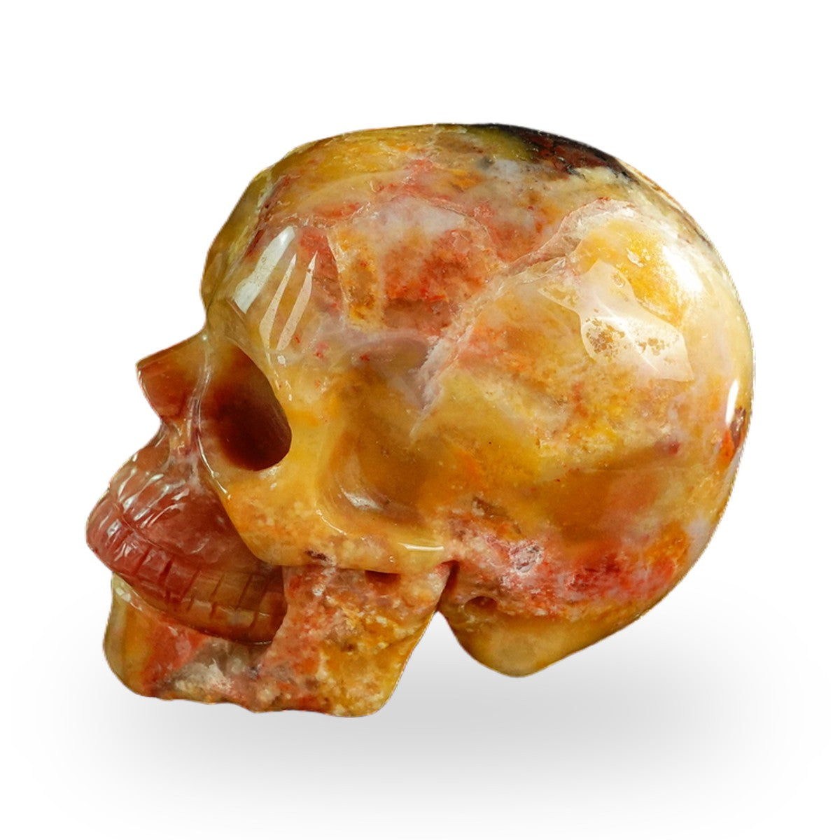 Chalcedony Jasper crystal skull 3" SKH30CJ04 photo 5