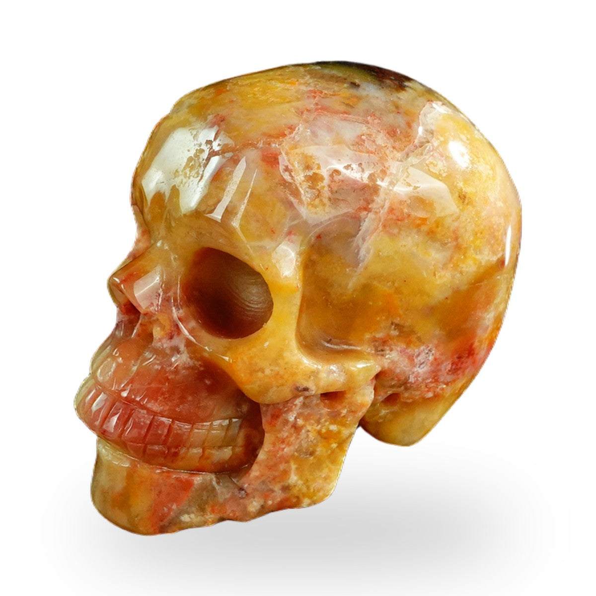 Chalcedony Jasper crystal skull 3" SKH30CJ04 photo 6
