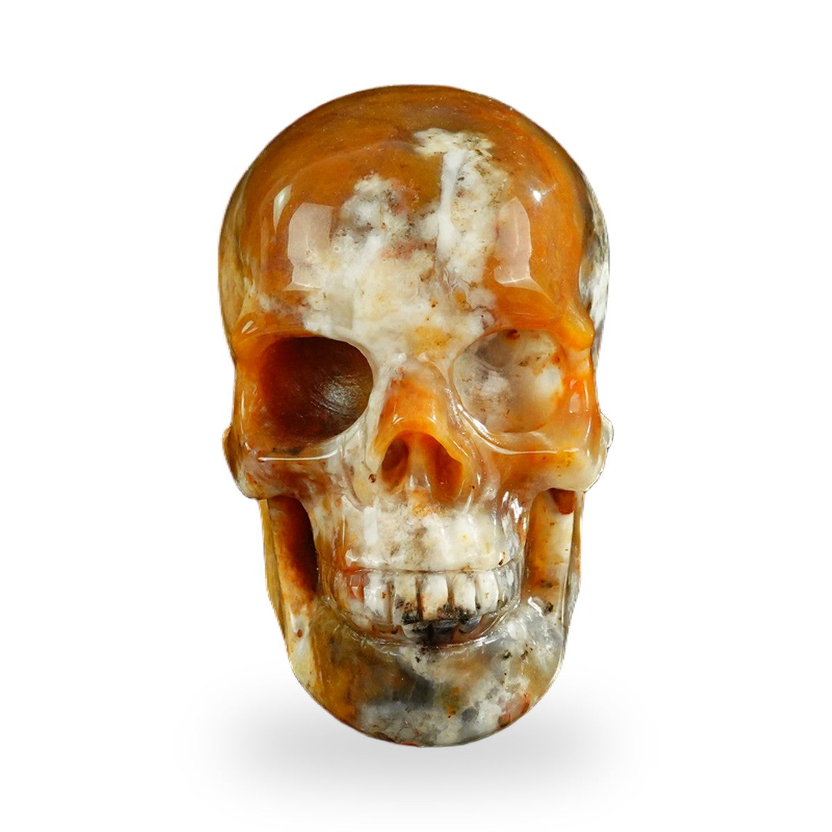 Chalcedony Jasper crystal skull 3" SKH30CJ05 photo 1