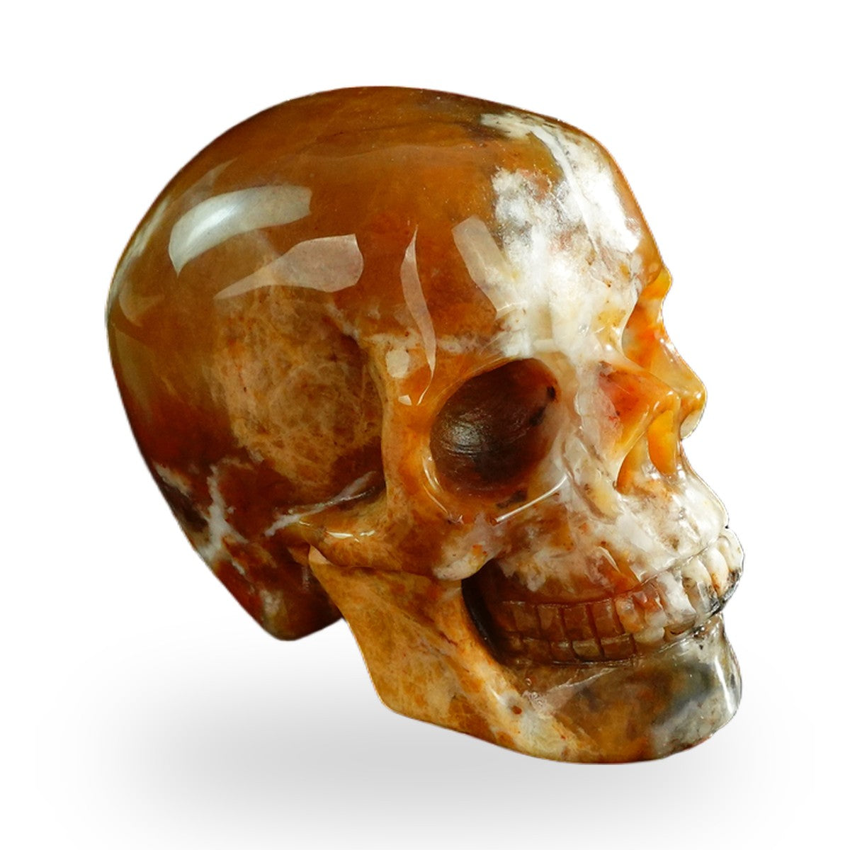 Chalcedony Jasper crystal skull 3" SKH30CJ05 photo 3