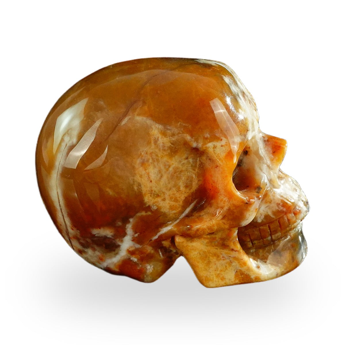 Chalcedony Jasper crystal skull 3" SKH30CJ05 photo 5