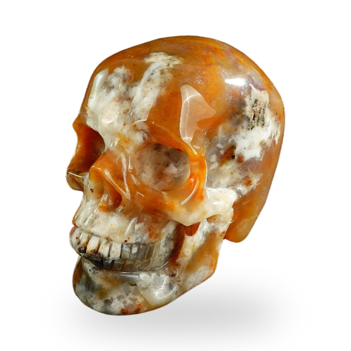 Chalcedony Jasper crystal skull 3" SKH30CJ05 photo 8