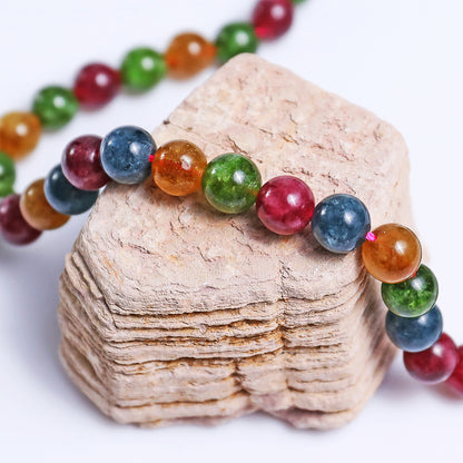 Natural Colorful Jasper Beads Bracelet,Healing Energy Bracelet,Handcrafted Gift