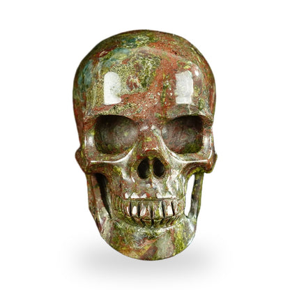 Dragon Blood Jasper crystal skull 2.2" SKH20DB02 photo 1