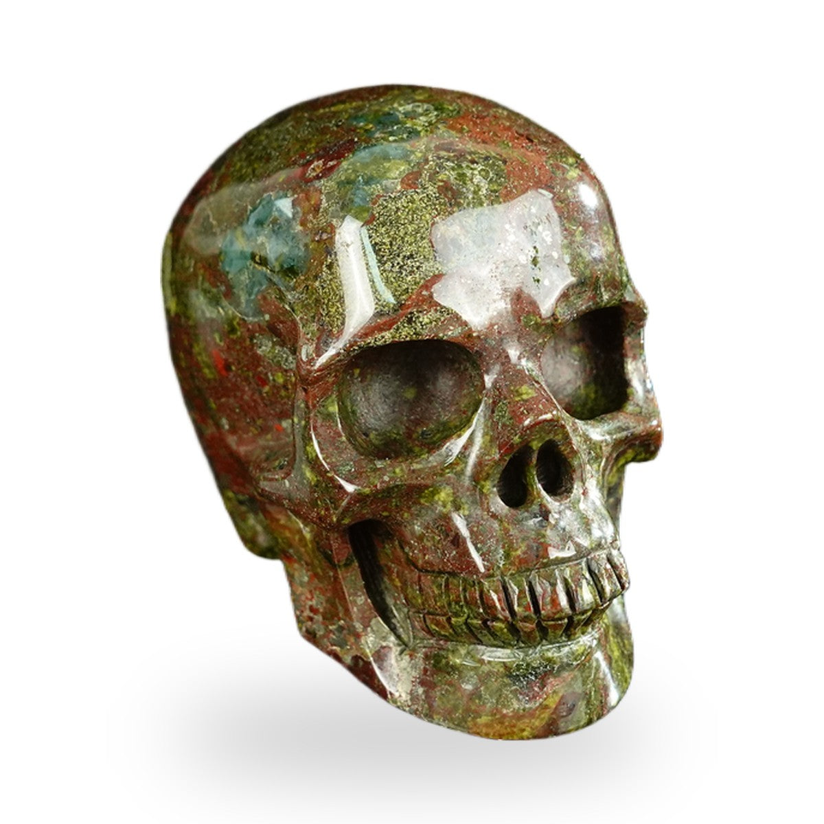 Dragon Blood Jasper crystal skull 2.2" SKH20DB02 photo 2