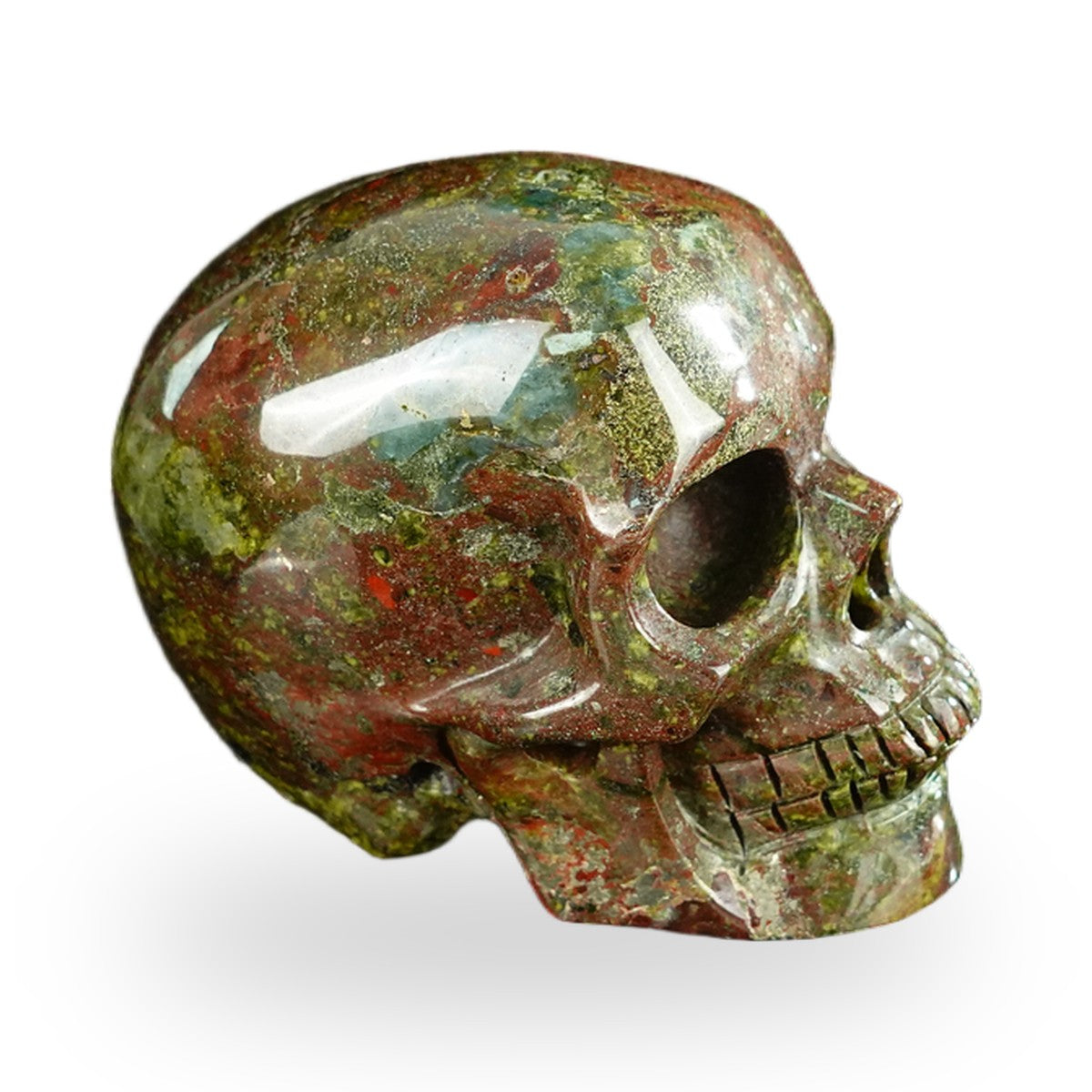 Dragon Blood Jasper crystal skull 2.2" SKH20DB02 photo 4